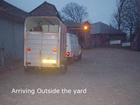 in horsebox 