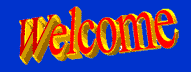 Swinging Welcome sign